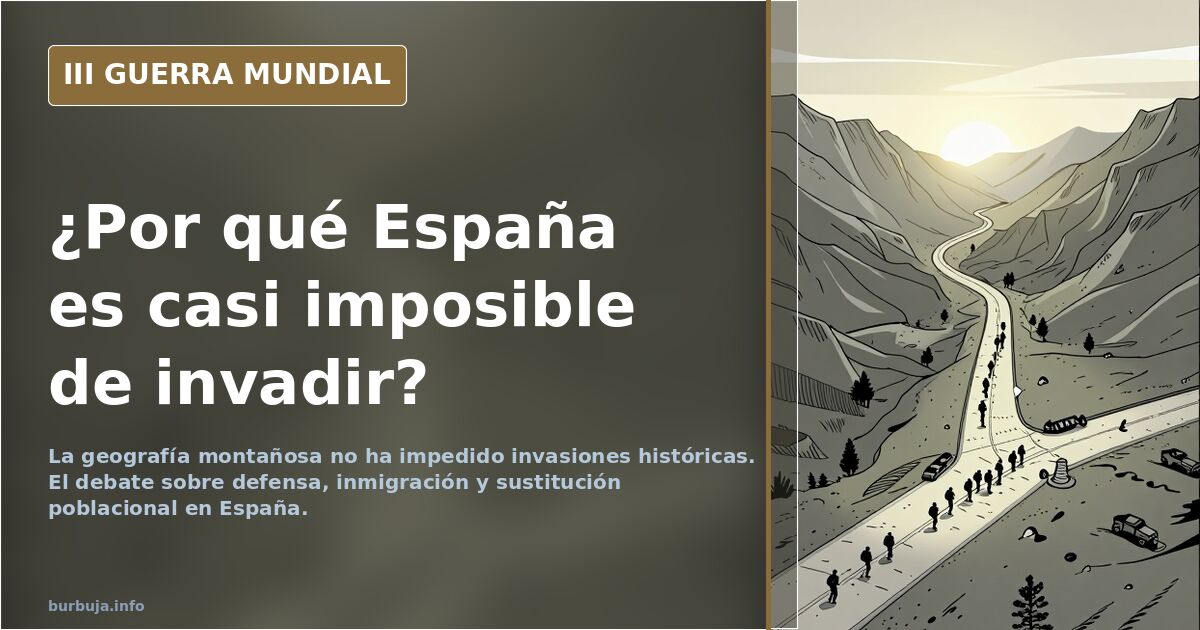 Debate sobre defensa y fronteras: ¿es España difícil de invadir?