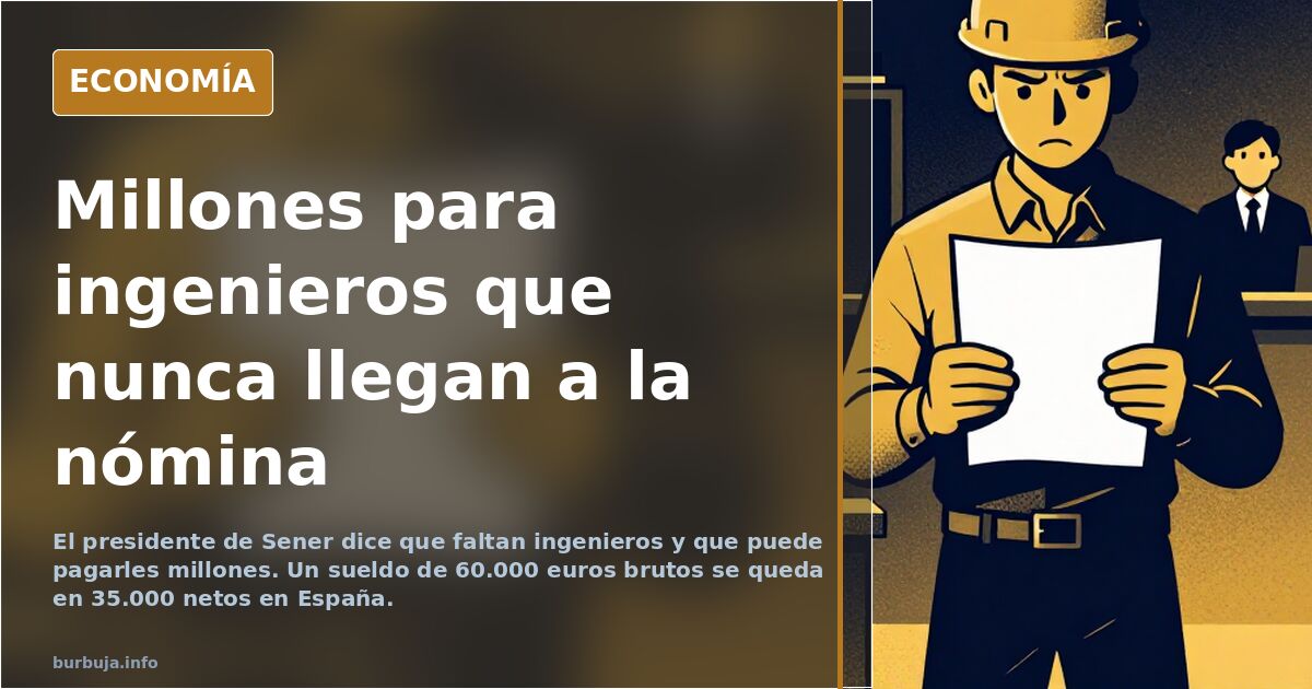 Ingeniero senior comparando ofertas salariales de ingeniería junto a una calculadora y planos técnicos sobre la mesa