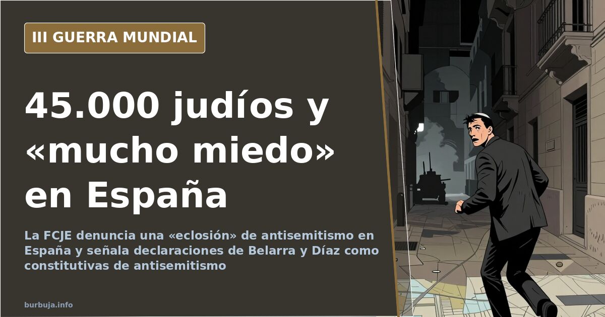 Spanish Jews report rising fear of antisemitism
