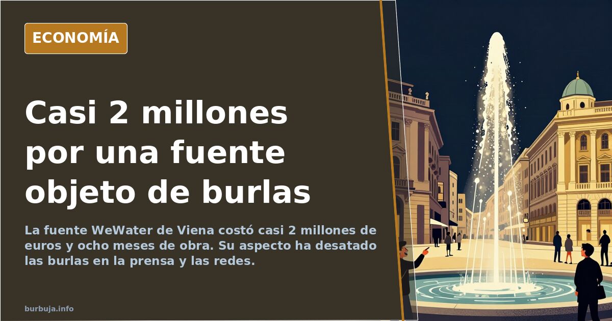 La fuente de Viena de 2 millones que ha desatado las burlas