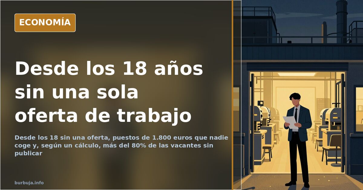 Sin trabajo desde los 18: el paro que se cronifica