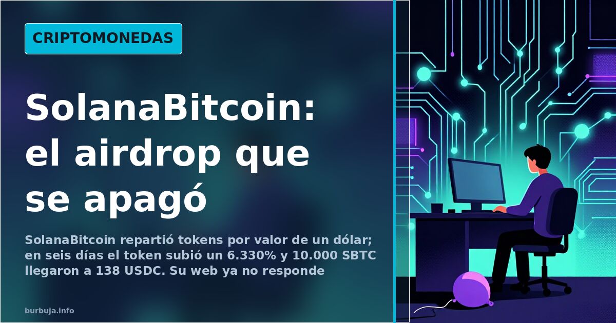 SolanaBitcoin Drops $1 Tokens, Surges 6,330% Then Vanishes
