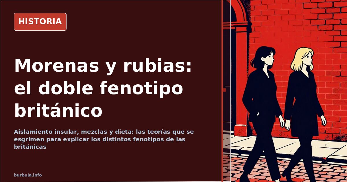 Retrato de dos mujeres de rasgos opuestos, una morena de piel mate y otra rubia de tez pálida, para ilustrar los fenotipos br