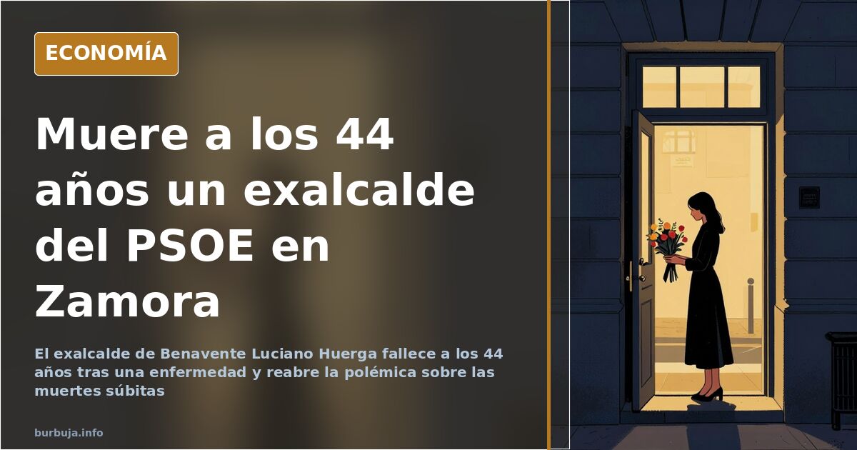 Muere a los 44 años el exalcalde de Benavente Luciano Huerga