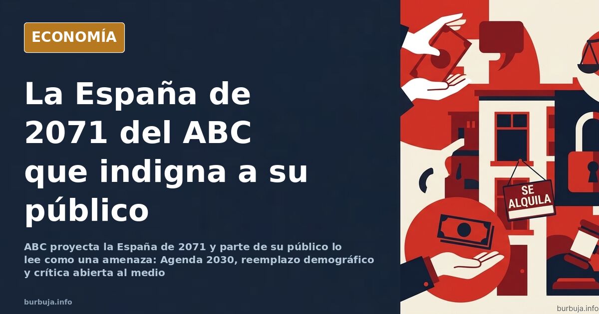 ABC proyecta la España de 2071 y su público le contesta