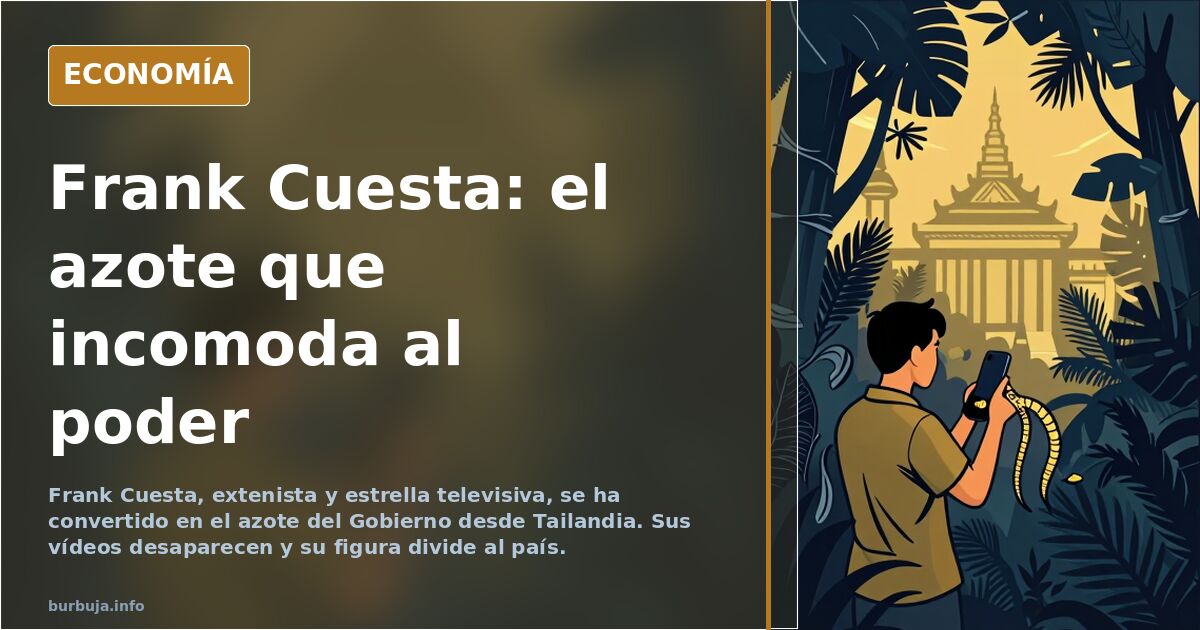 Frank Cuesta, el único con huevos para hablar claro en España