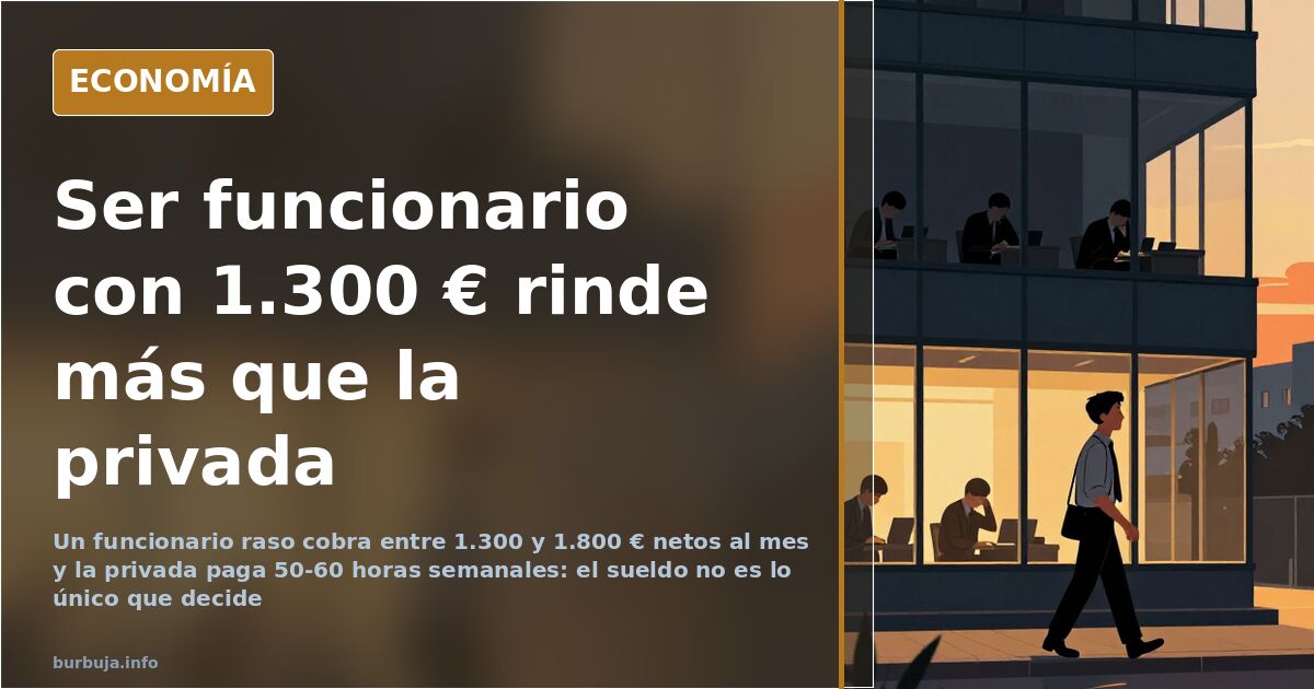 Silla de oficina vacía junto a una ventanilla de atención al público, imagen del empleo público estable y su sueldo