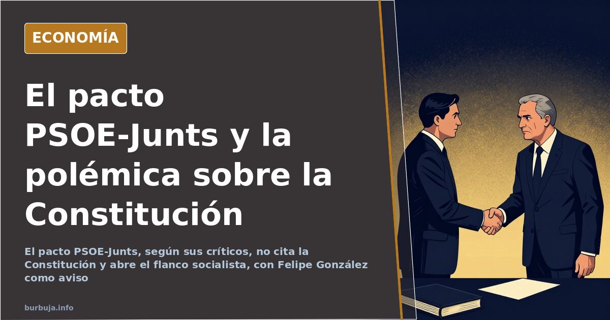 Banderas de España y símbolos en el centro del debate sobre el pacto PSOE-Junts