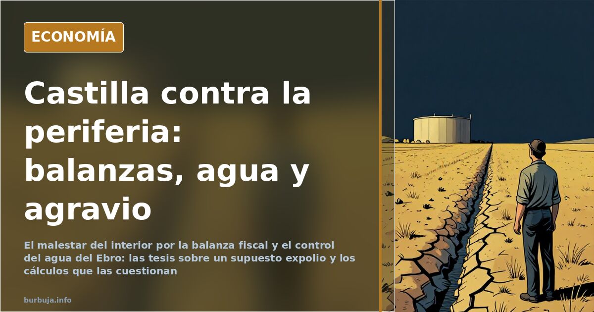 Castilla, el supuesto expolio fiscal y el pulso por el Ebro