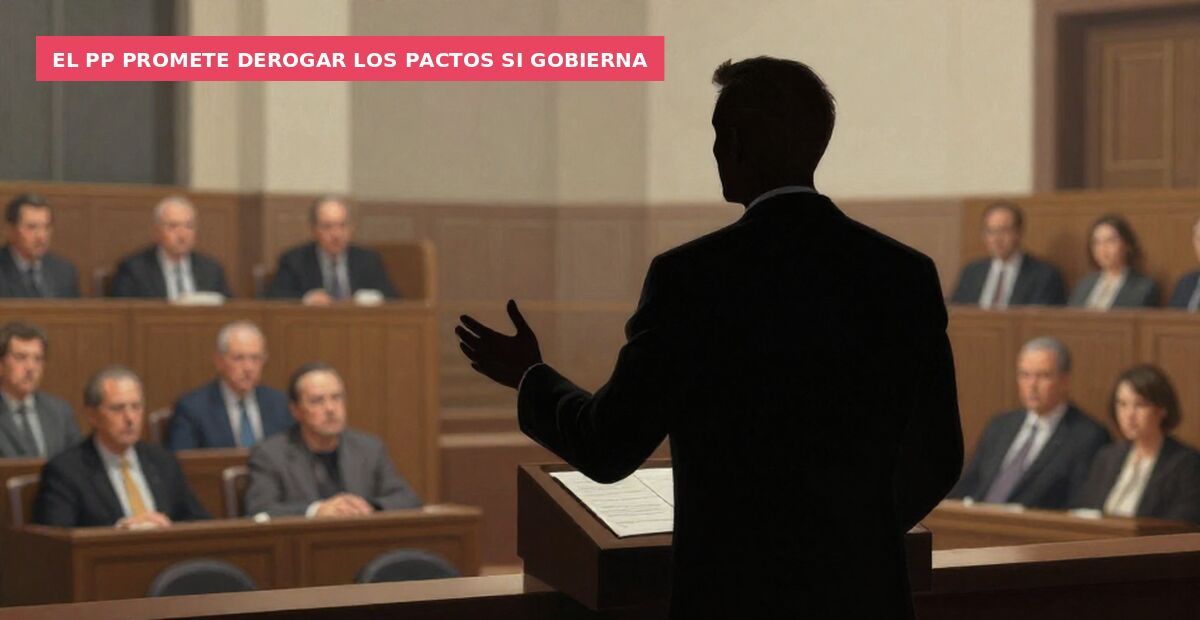 El PP promete derogar los pactos si gobierna