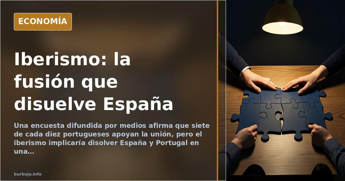 El iberismo vuelve al debate: la fusión que disuelve España