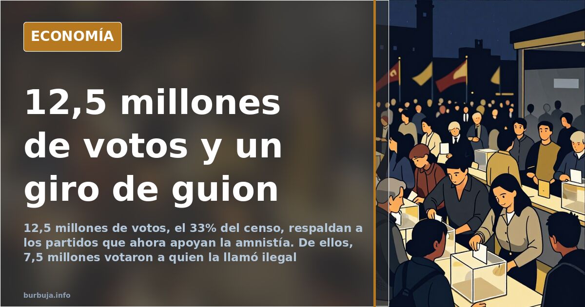 La amnistía y el voto que cambió de opinión en 100 días