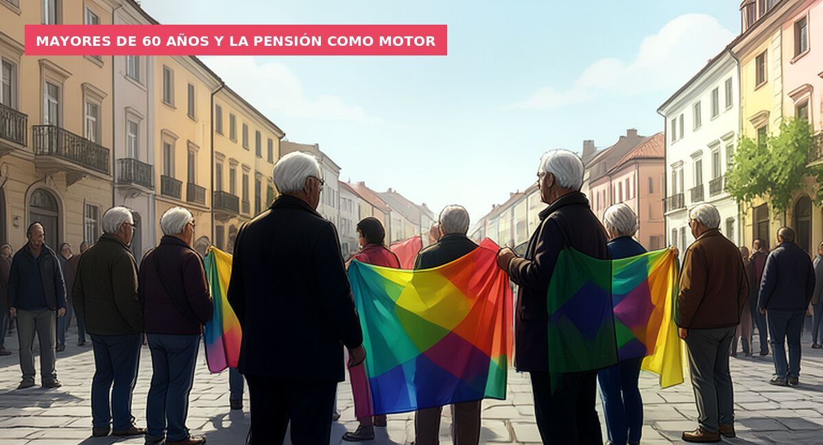 Mayores de 60 años y la pensión como motor
