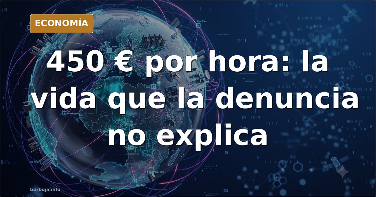 Ilustración de la vivienda de Cándido Conde-Pumpido hijo en San Blas junto a una tarifa de escort de 450 euros la hora