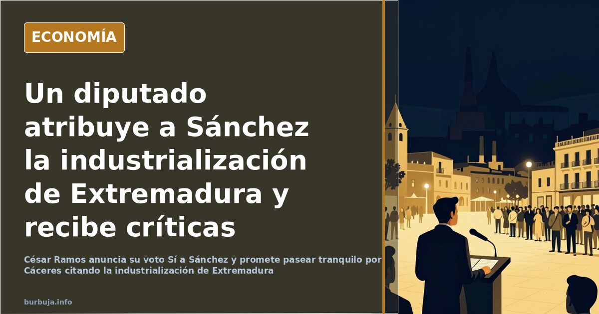 César Ramos votará Sí y promete pasear «tranquilo» por Cáceres