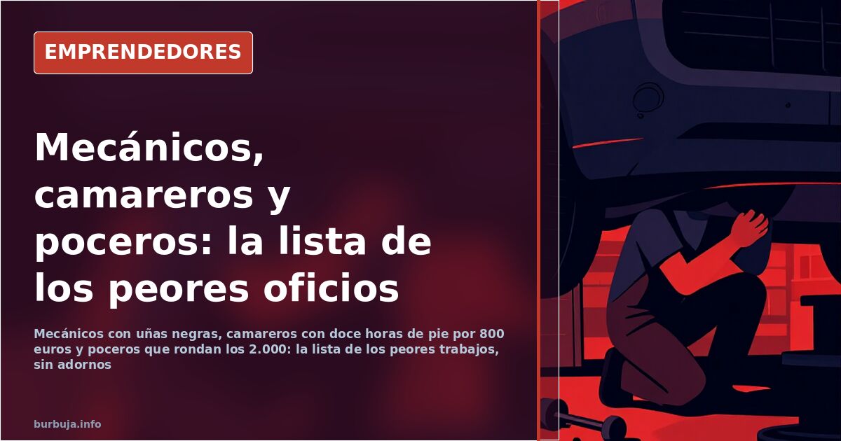 Manos y uñas de un mecánico manchadas de grasa trabajando en un taller oscuro y sucio