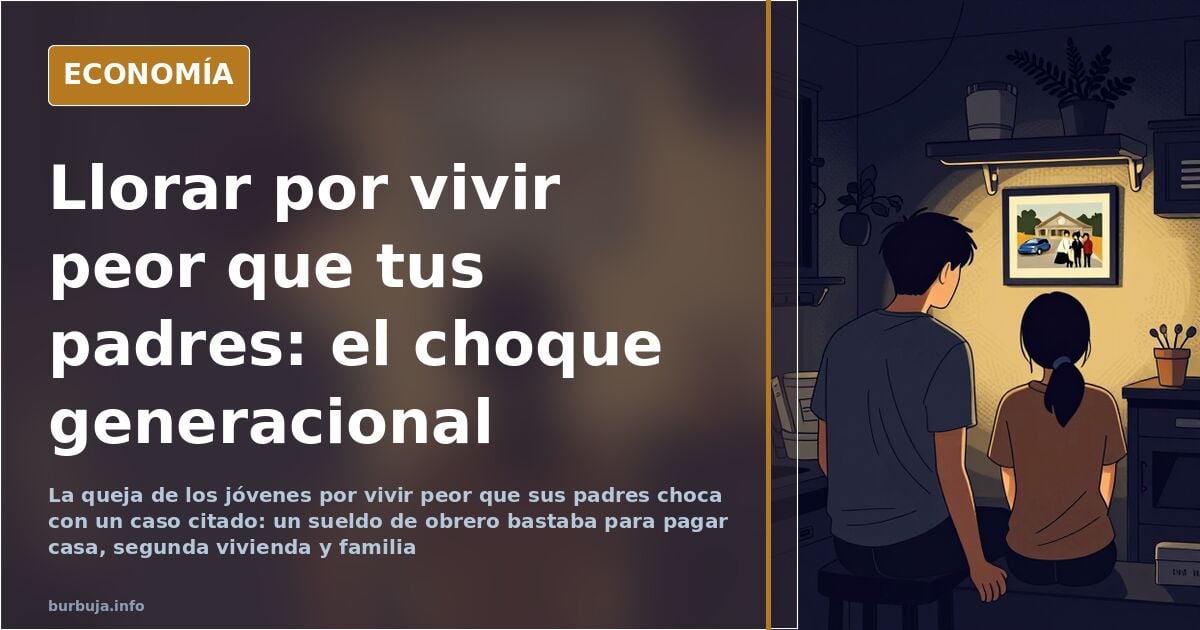 Spain's Generational Gap: Housing Costs vs. Wages