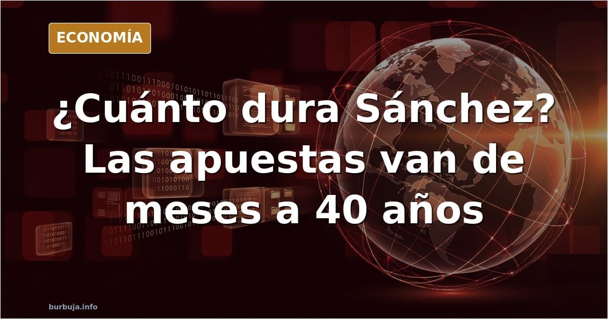 Ilustración editorial de un reloj de arena sobre un edificio institucional, símbolo de la porra sobre la duración del mandato
