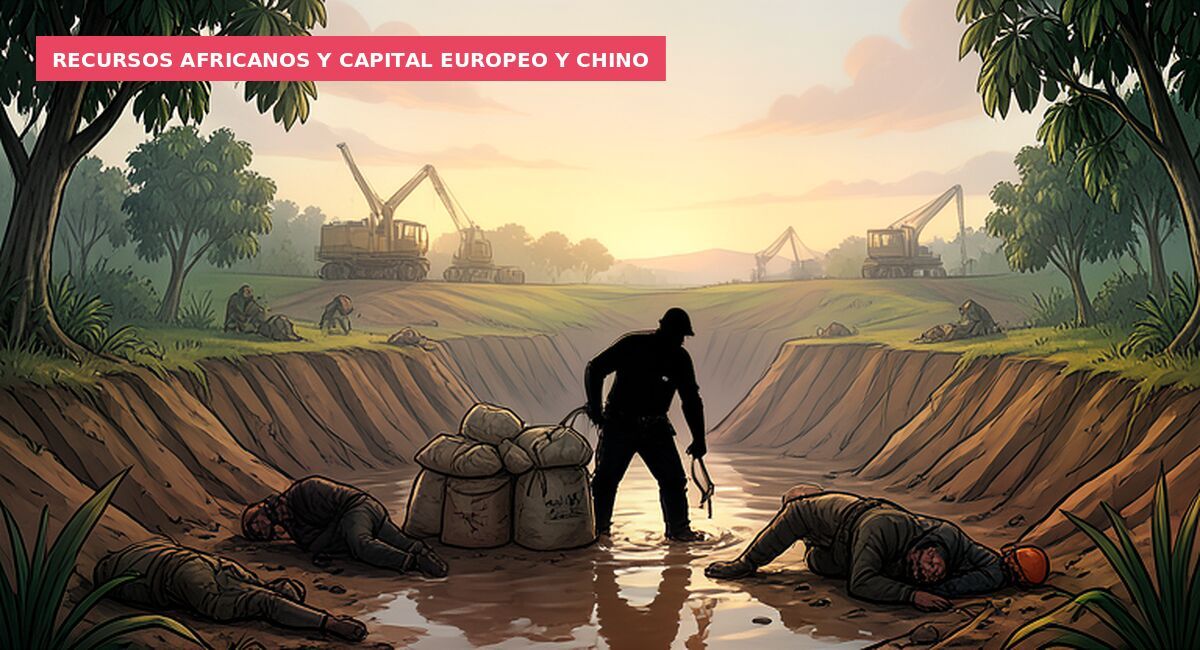 Recursos africanos y capital europeo y chino