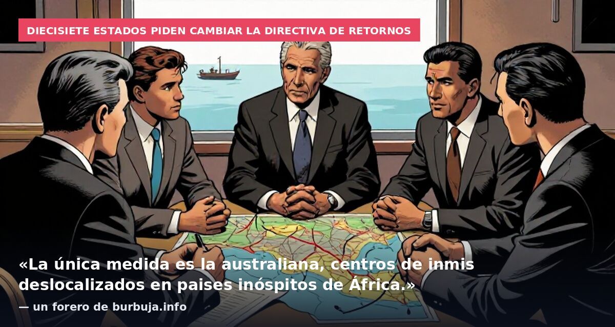 Diecisiete Estados piden cambiar la directiva de retornos: «La única medida es la australiana, centros de inmis deslocalizados en paises inóspitos de África.» — un forero de burbuja.info
