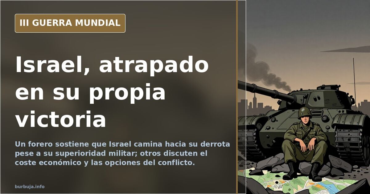 Debate: Is Israel heading toward a collective suicide?
