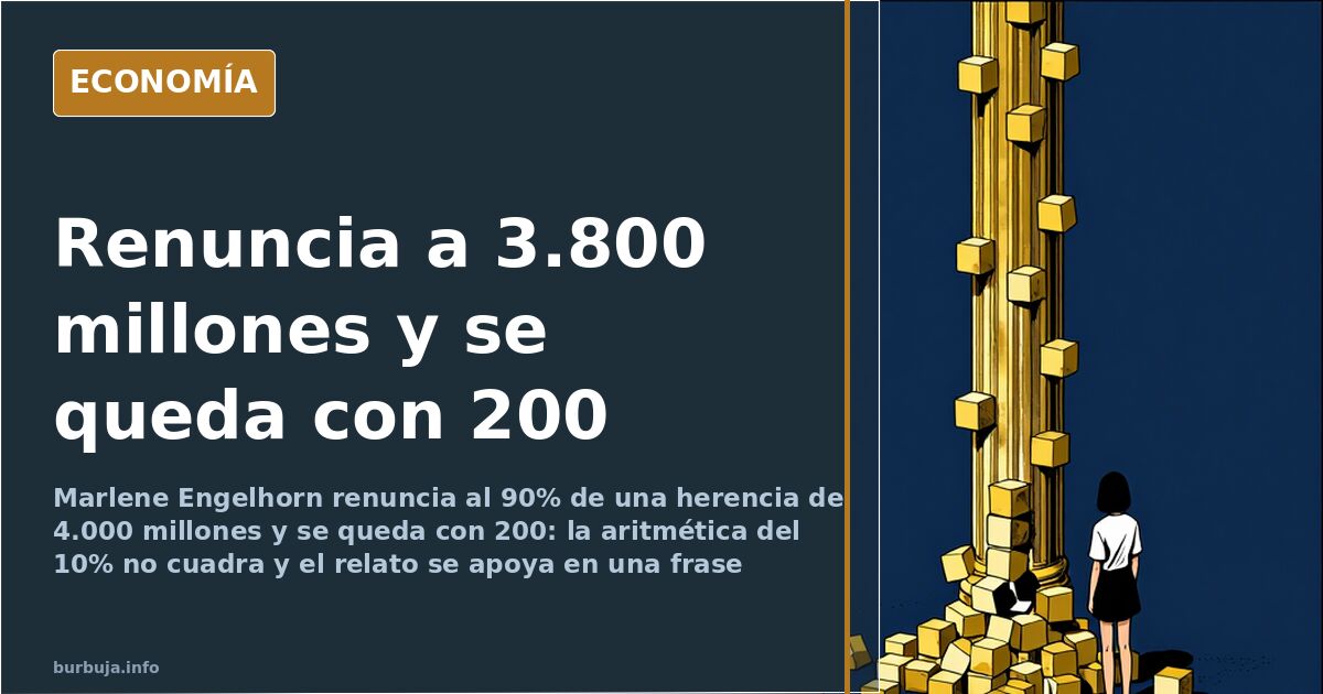 Heredera de BASF renuncia a 3.800 millones y se queda con 200