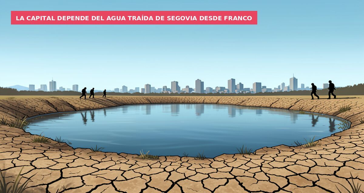 La capital depende del agua traída de Segovia desde Franco