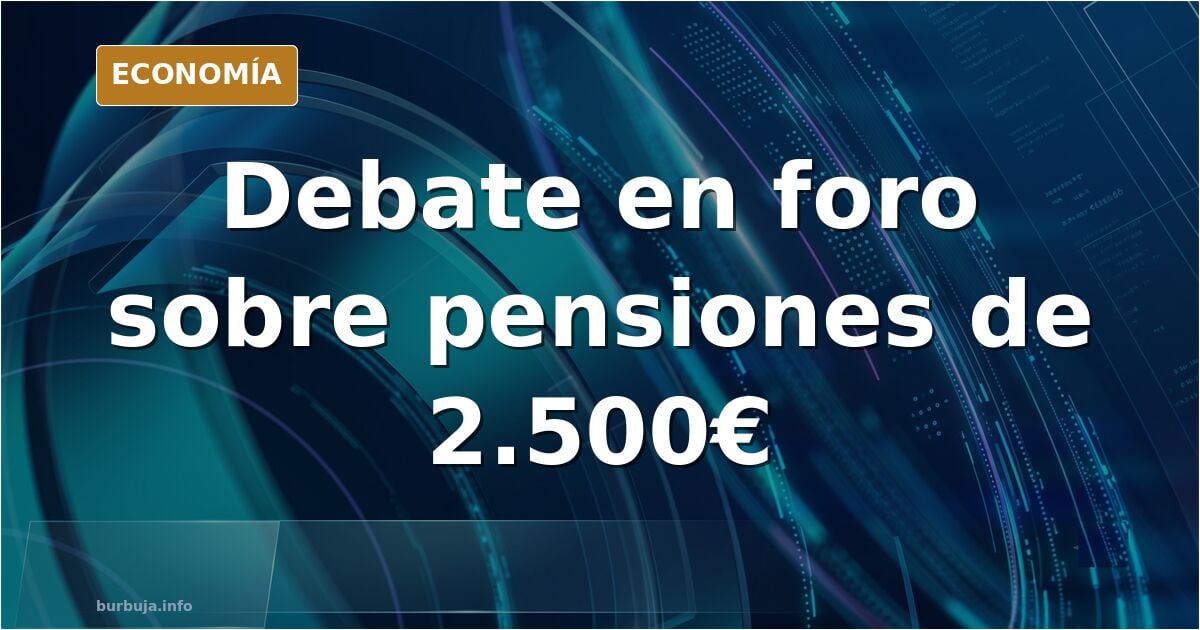 Ilustración editorial de una balanza con monedas de euro frente a figuras de jubilados, simbolizando el debate sobre las pens