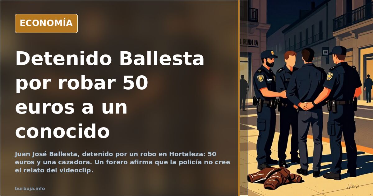 Juan José Ballesta, detenido por un robo con violencia en Madrid
