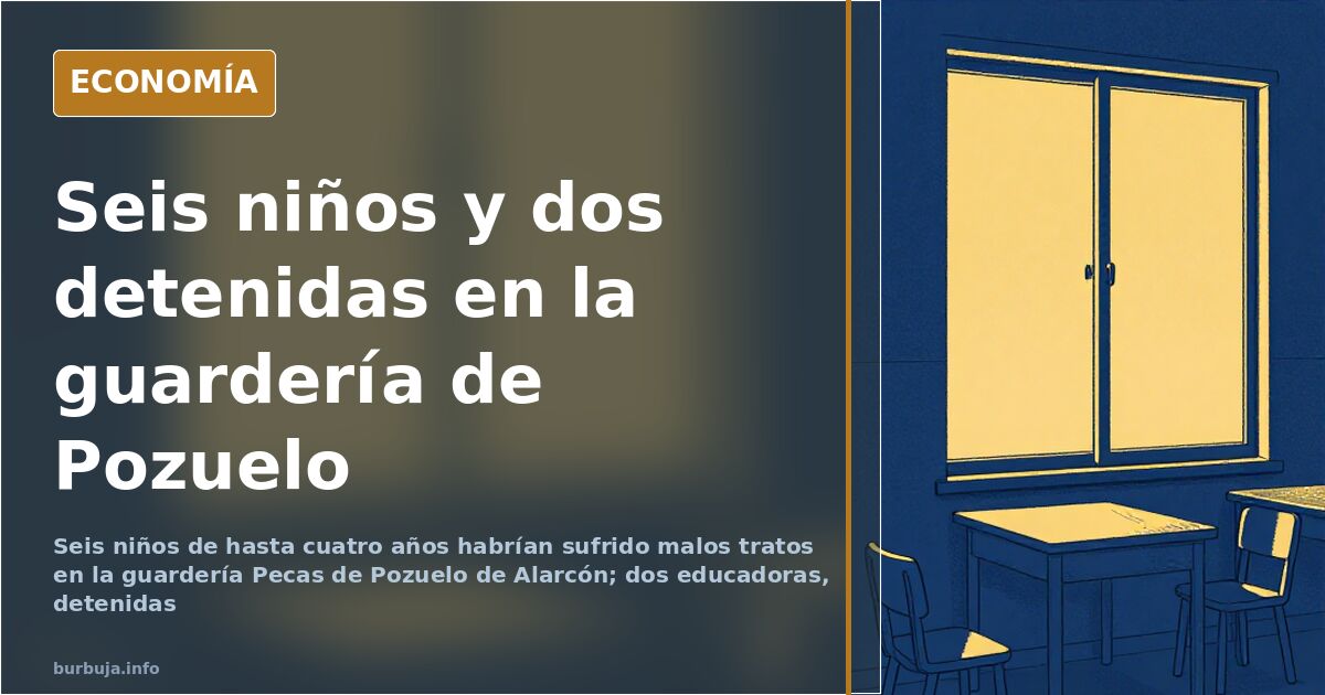 Aula vacía de una escuela infantil en Pozuelo de Alarcón, escenario del caso de malos tratos en la guardería Pecas