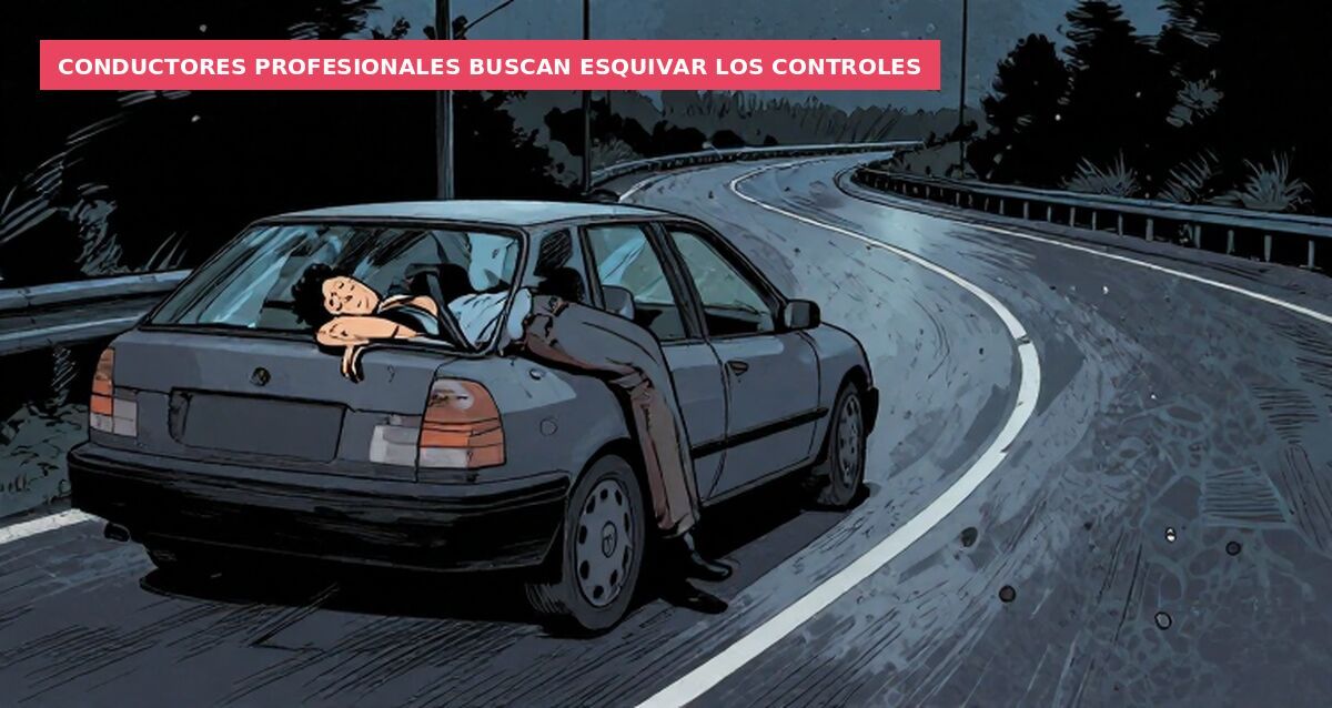 Conductores profesionales buscan esquivar los controles