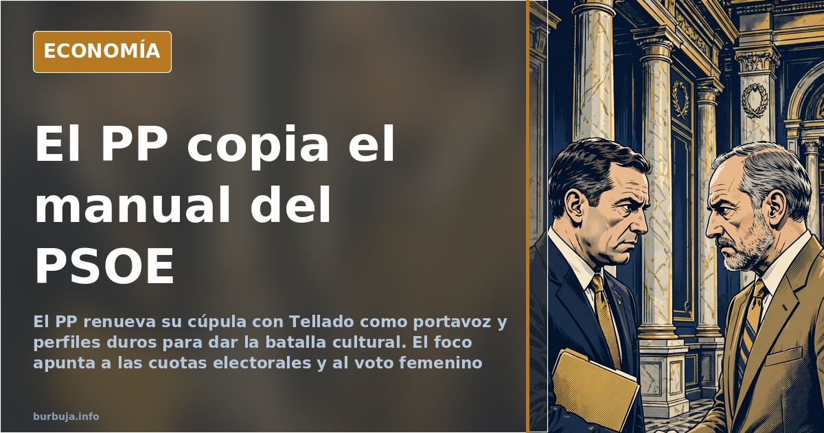 El PP renueva su cúpula con Tellado como portavoz
