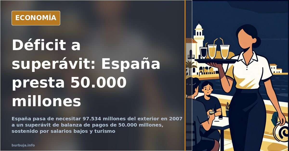 Del déficit de 97.534 millones al superávit de 50.000