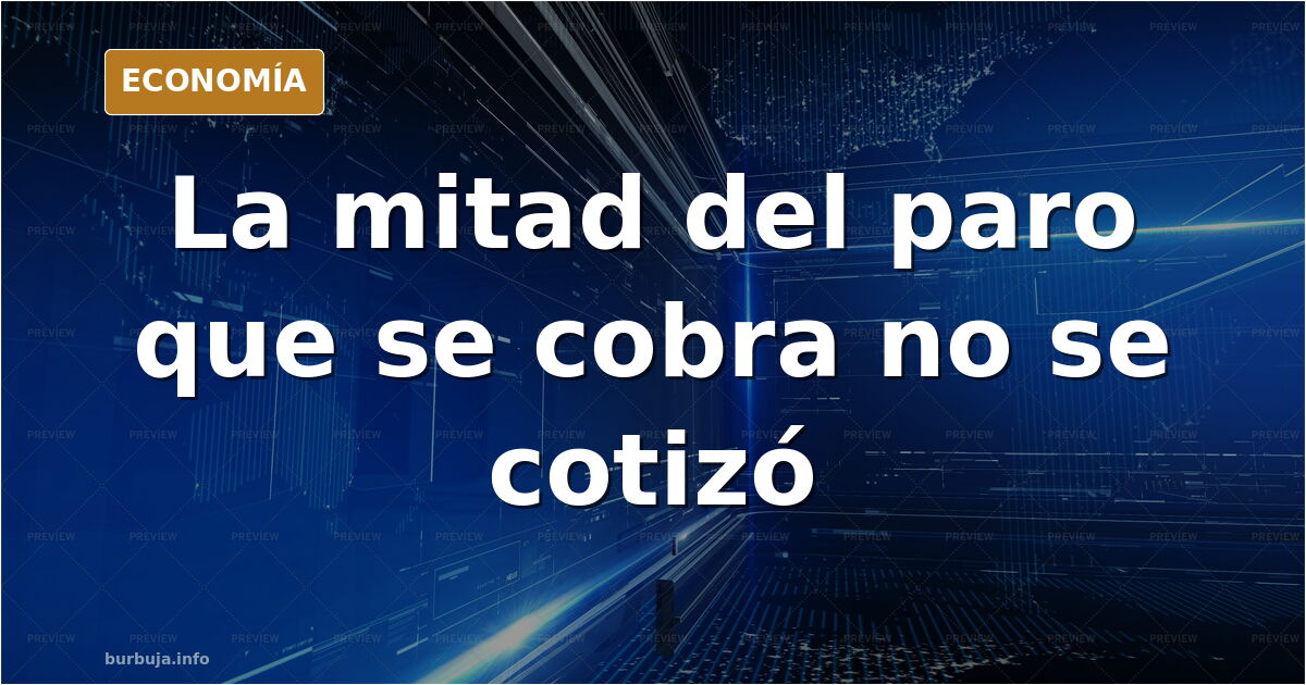 El 50% de los parados con prestación cobraba subsidios