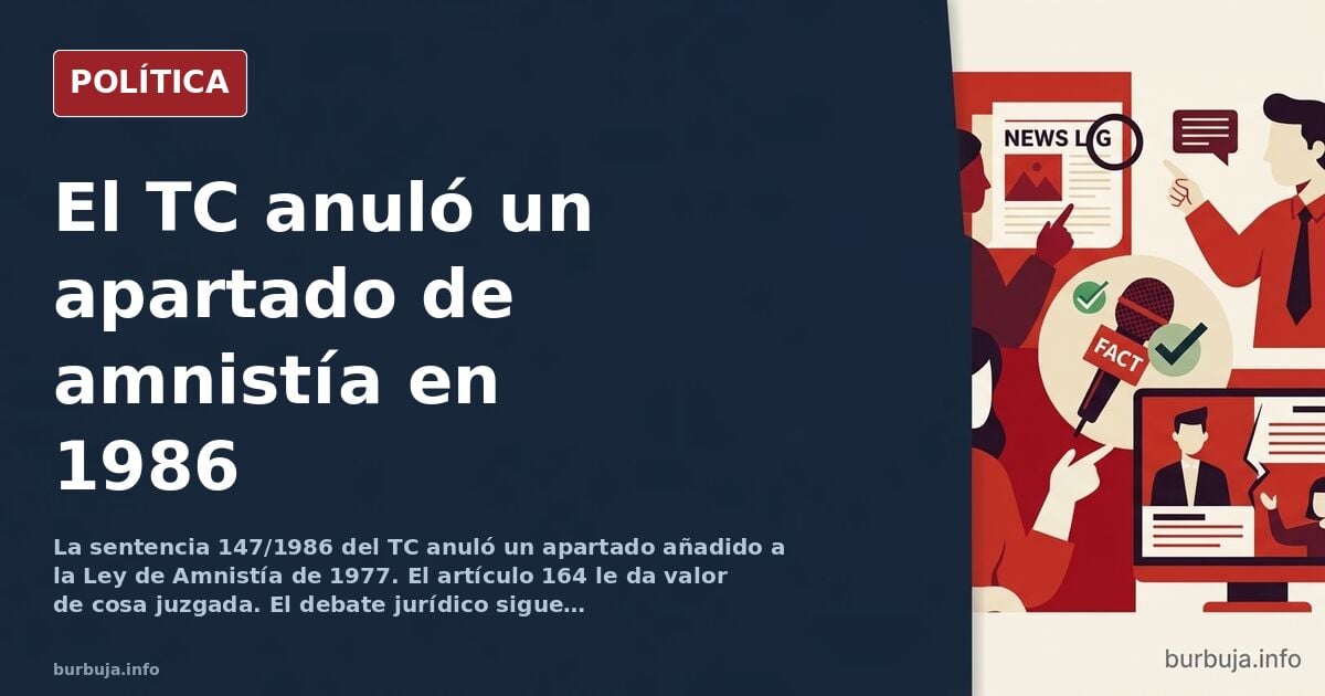 Spaniens Verfassungsgericht kassierte Amnestie-Klausel 1986