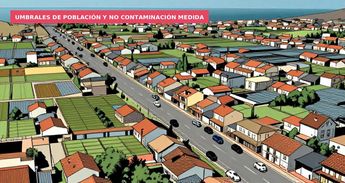 Umbrales de población y no contaminación medida