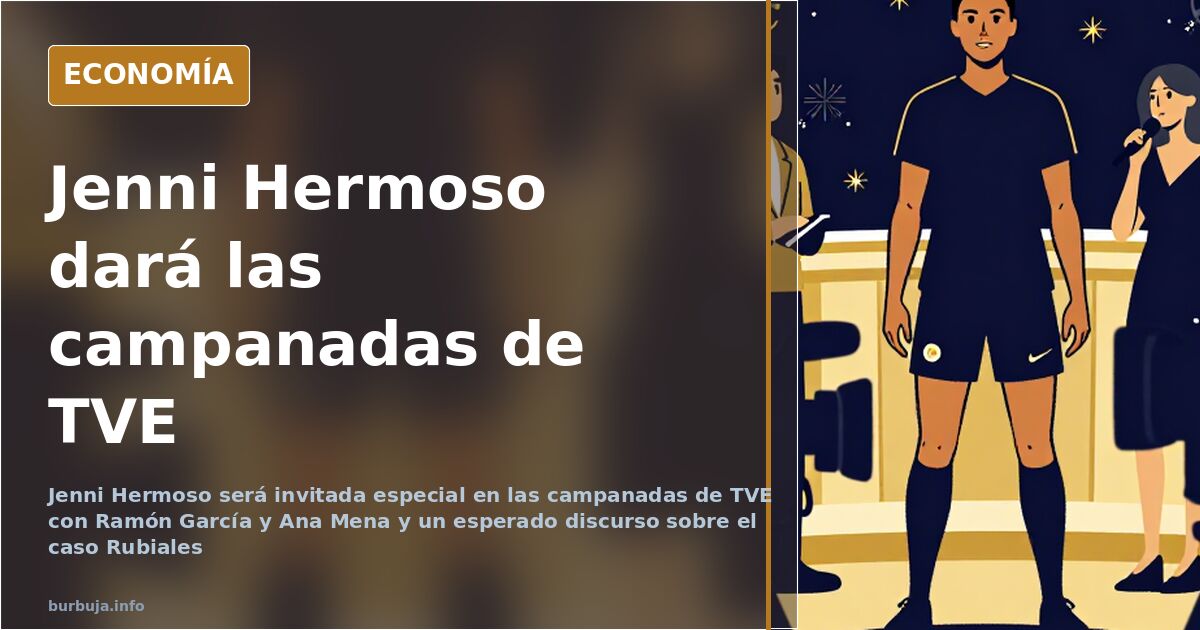 Jenni Hermoso dará las campanadas de TVE junto a Ramón García