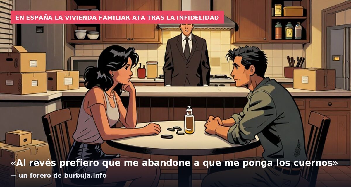 En España la vivienda familiar ata tras la infidelidad: «Al revés prefiero que me abandone a que me ponga los cuernos» — un forero de burbuja.info