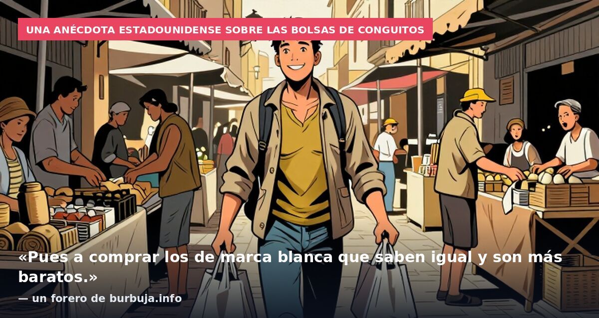 Una anécdota estadounidense sobre las bolsas de Conguitos: «Pues a comprar los de marca blanca que saben igual y son más baratos.» — un forero de burbuja.info