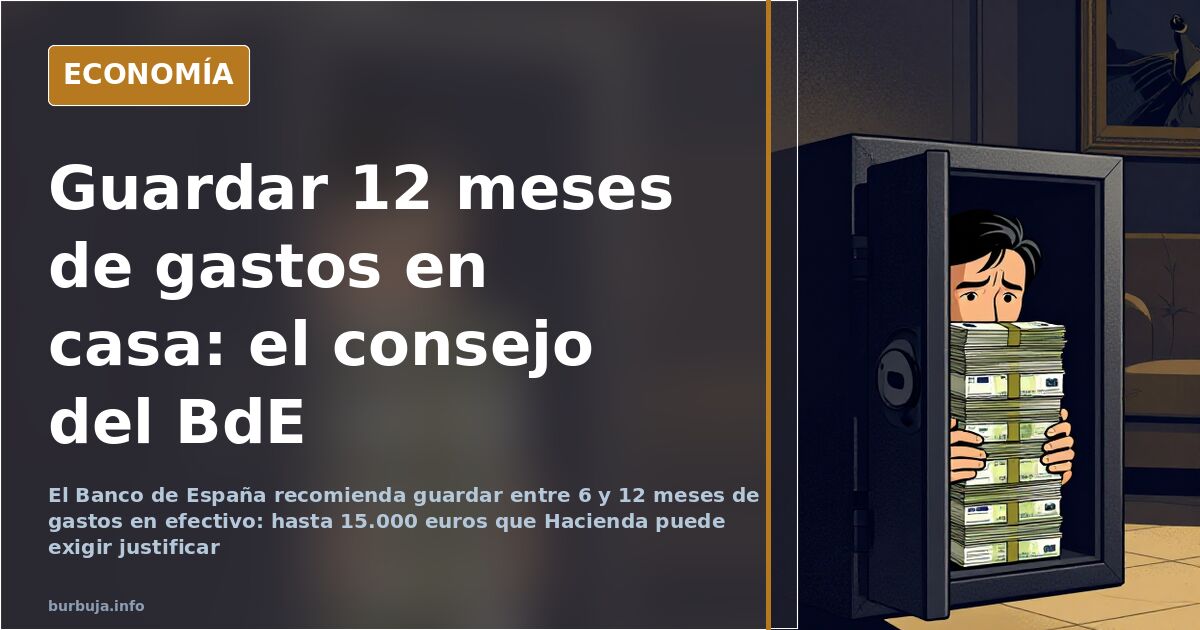 Sobre con billetes de euro dentro de un cajón sobre facturas, ilustración del remanente en metálico en casa