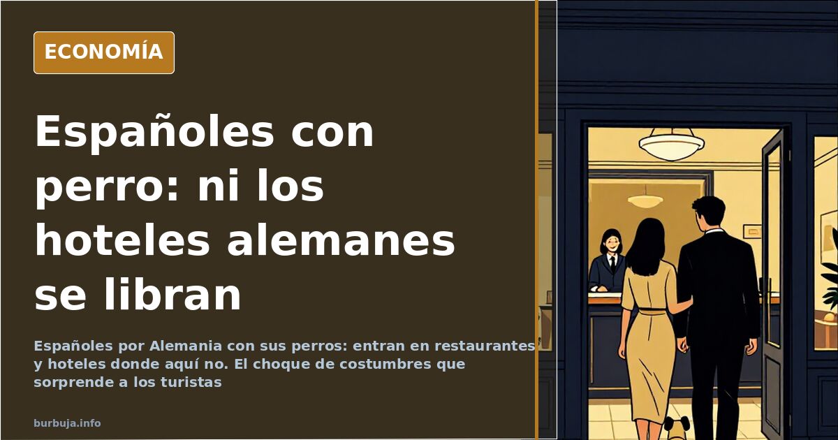 Perros en hoteles alemanes: el choque de los turistas españoles