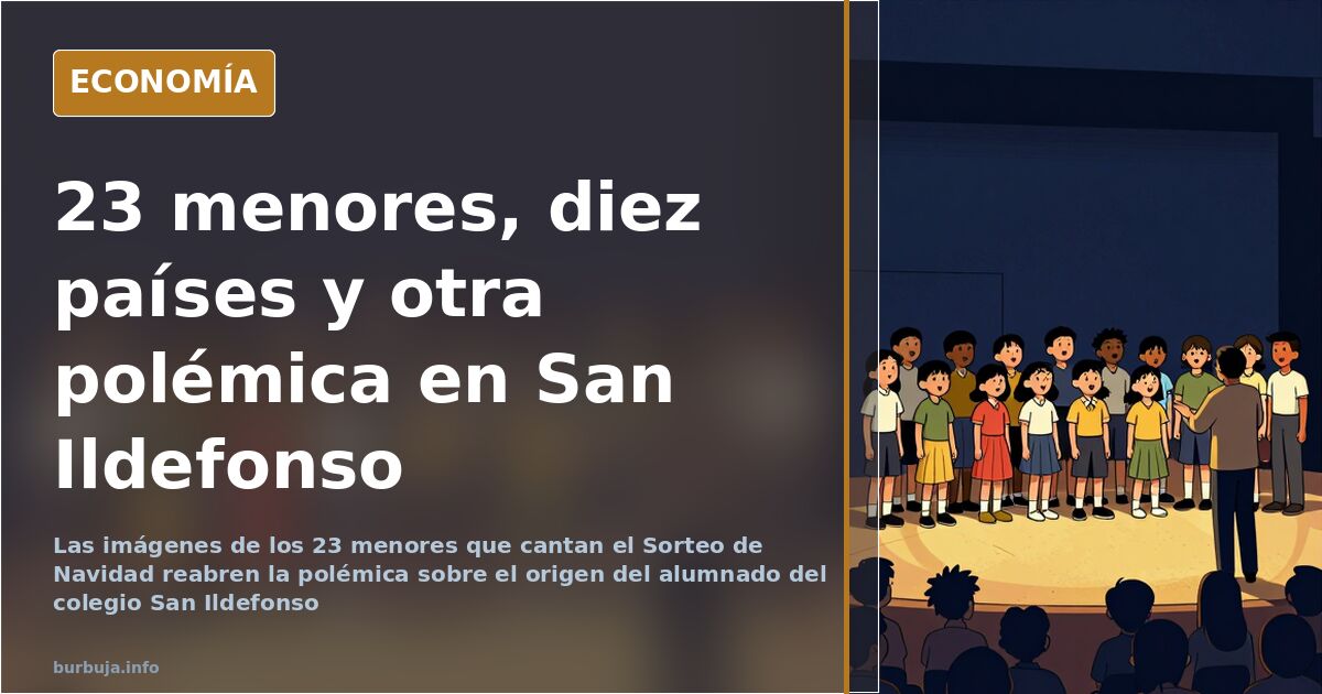 San Ildefonso: 23 menores y la polémica sobre su nacionalidad