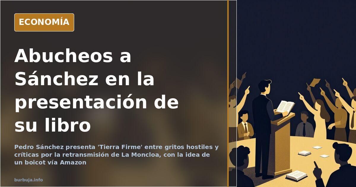 Sánchez presenta su libro entre gritos de «traidor»