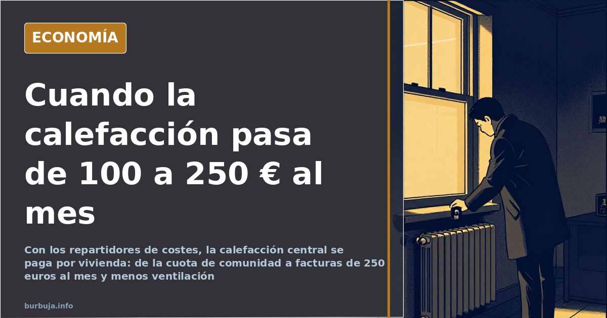 Repartidores de costes de calefacción: menos ventilación en casa