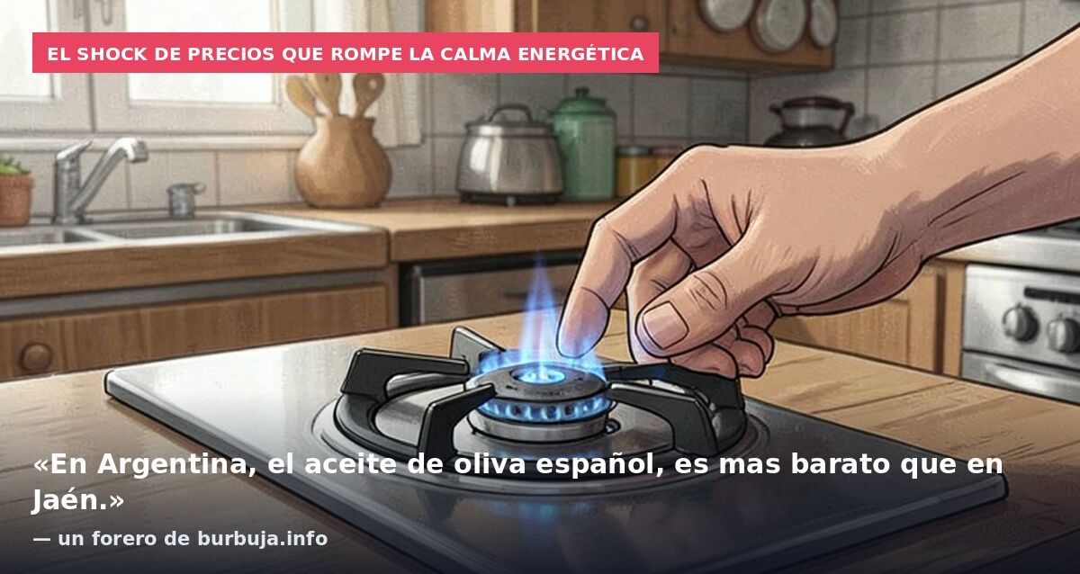 El shock de precios que rompe la calma energética: «En Argentina, el aceite de oliva español, es mas barato que en Jaén.» — un forero de burbuja.info