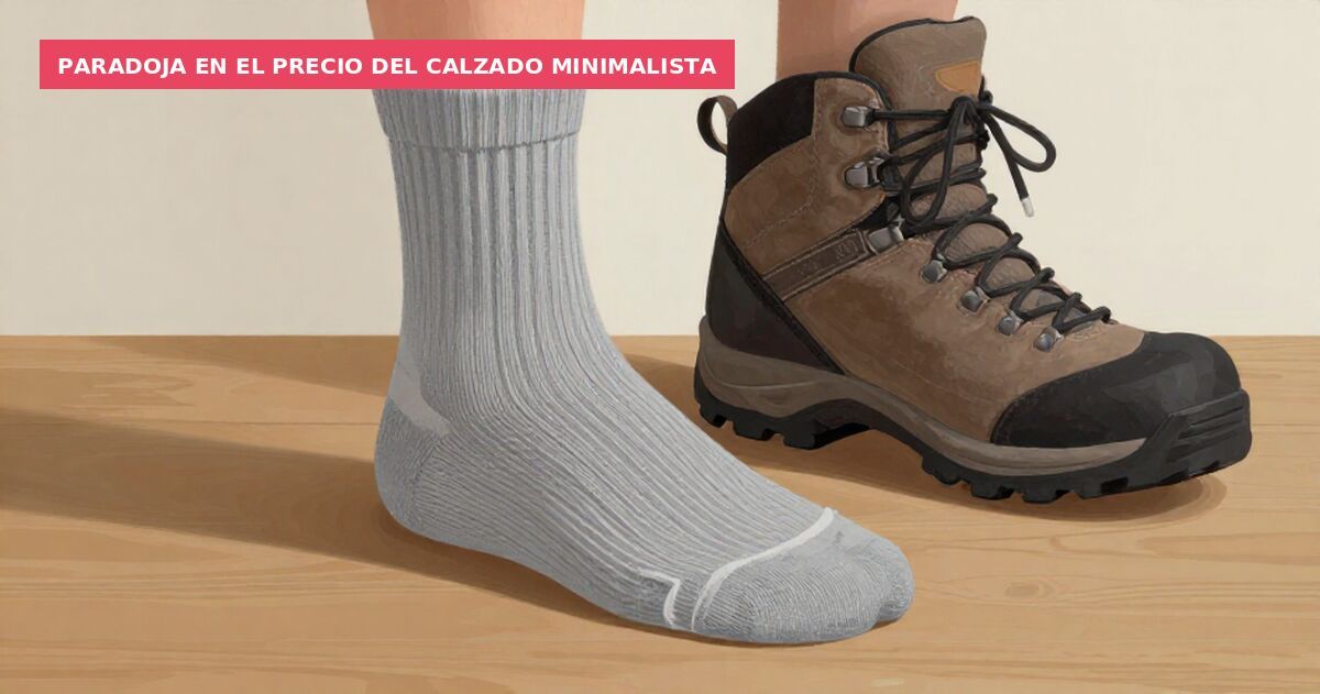 Paradoja en el precio del calzado minimalista
