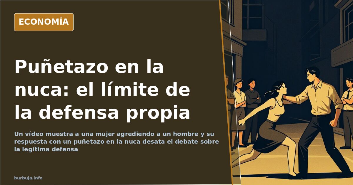 Escena de un vídeo viral sobre la llamada chica Netflix durante un enfrentamiento físico en plena calle
