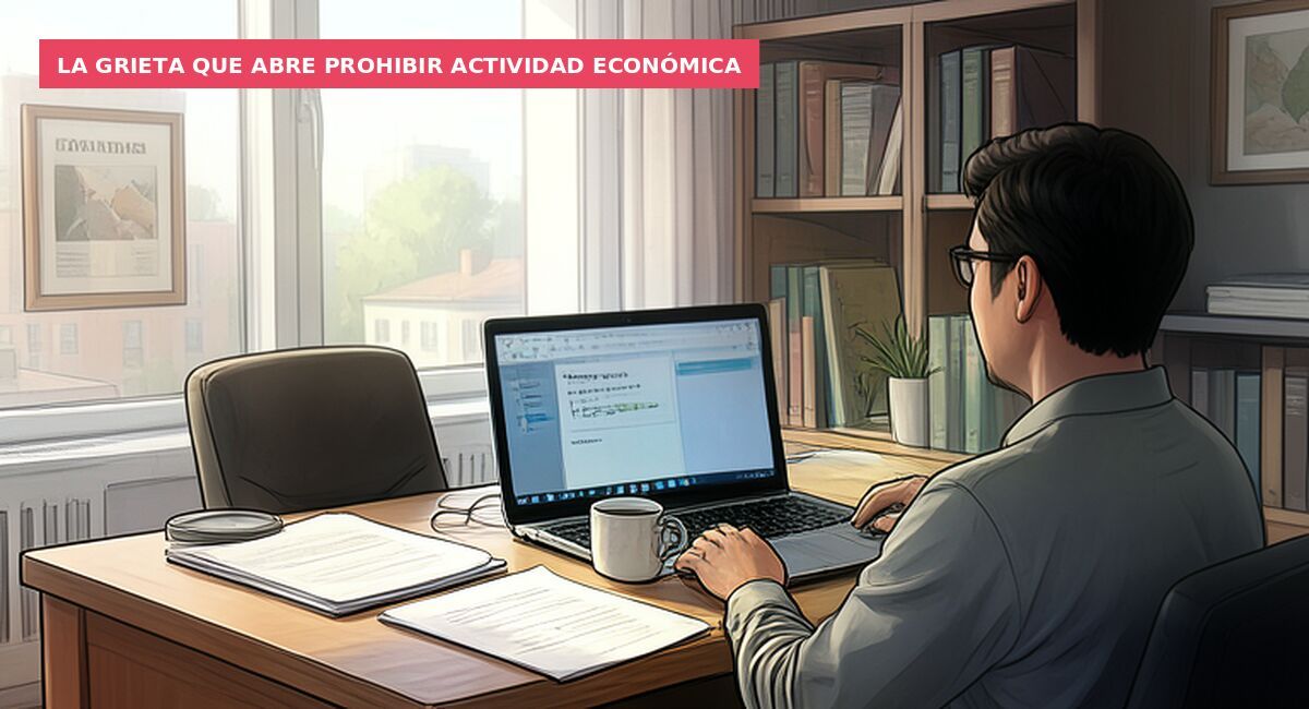 La grieta que abre prohibir actividad económica