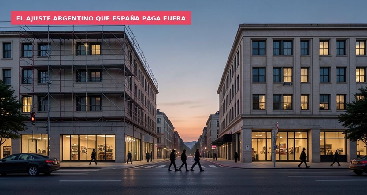 El ajuste argentino que España paga fuera