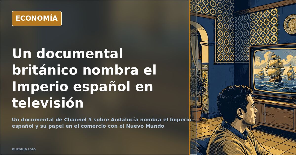 Presentador británico de un documental de viajes por Andalucía, con el Imperio español como telón de fondo